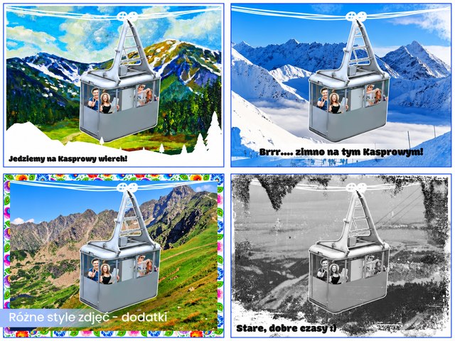 Themed photo templates