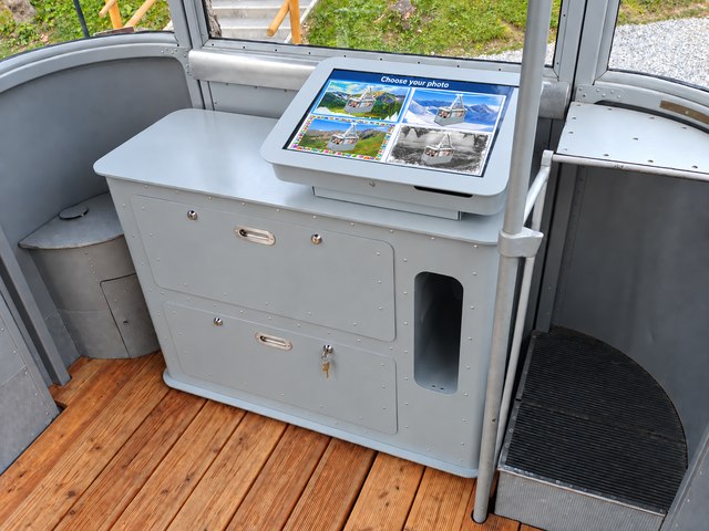 Integrated printer cabinet