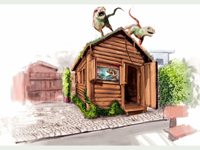 Themed photo house — concept