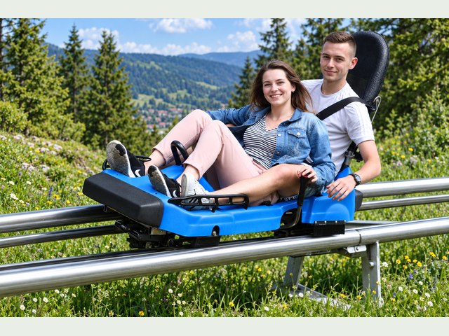Alpine coaster — tandem photo