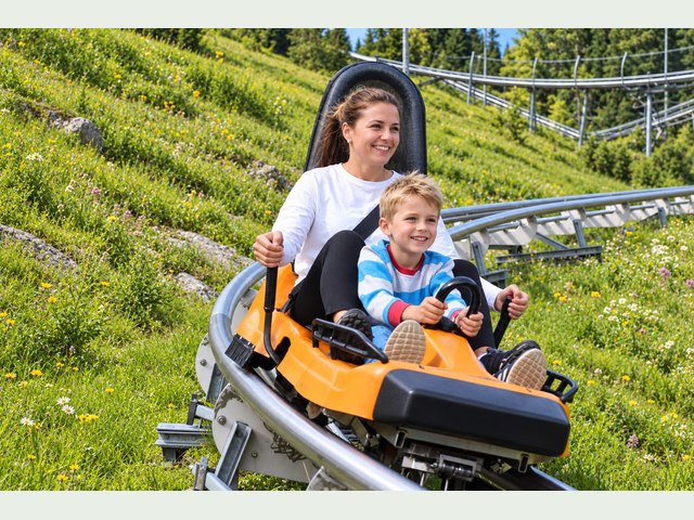 Alpine coaster — family photo
