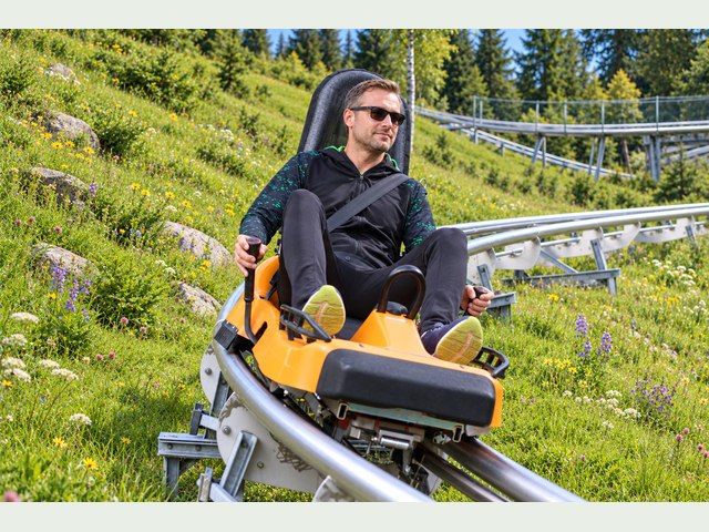 Alpine coaster — solo photo